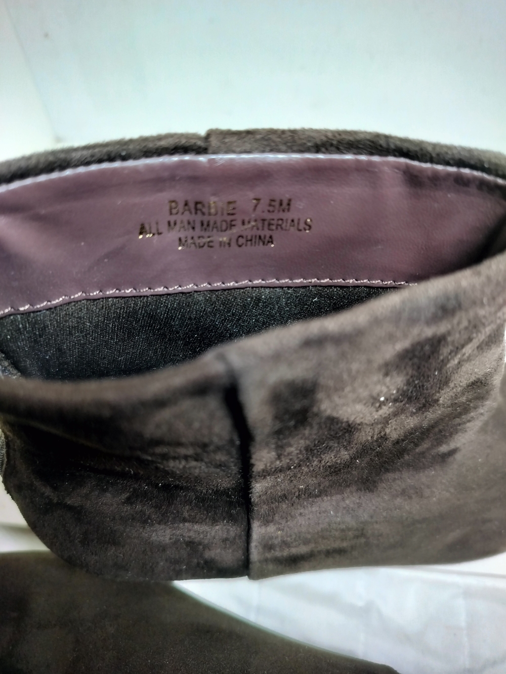 Tahari Dark Brown Suede Pointed-Toe Ankle Boots - Picture 4 of 6